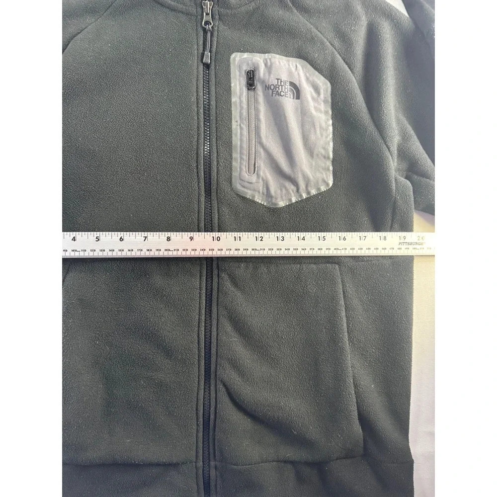 The North Face Mens‎ Black Sherpa Lined Full Zip Fleece Hoodie Jacket Size M